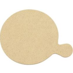 Dessous de verre en bois - D: 10cm - A décorer - Par 10