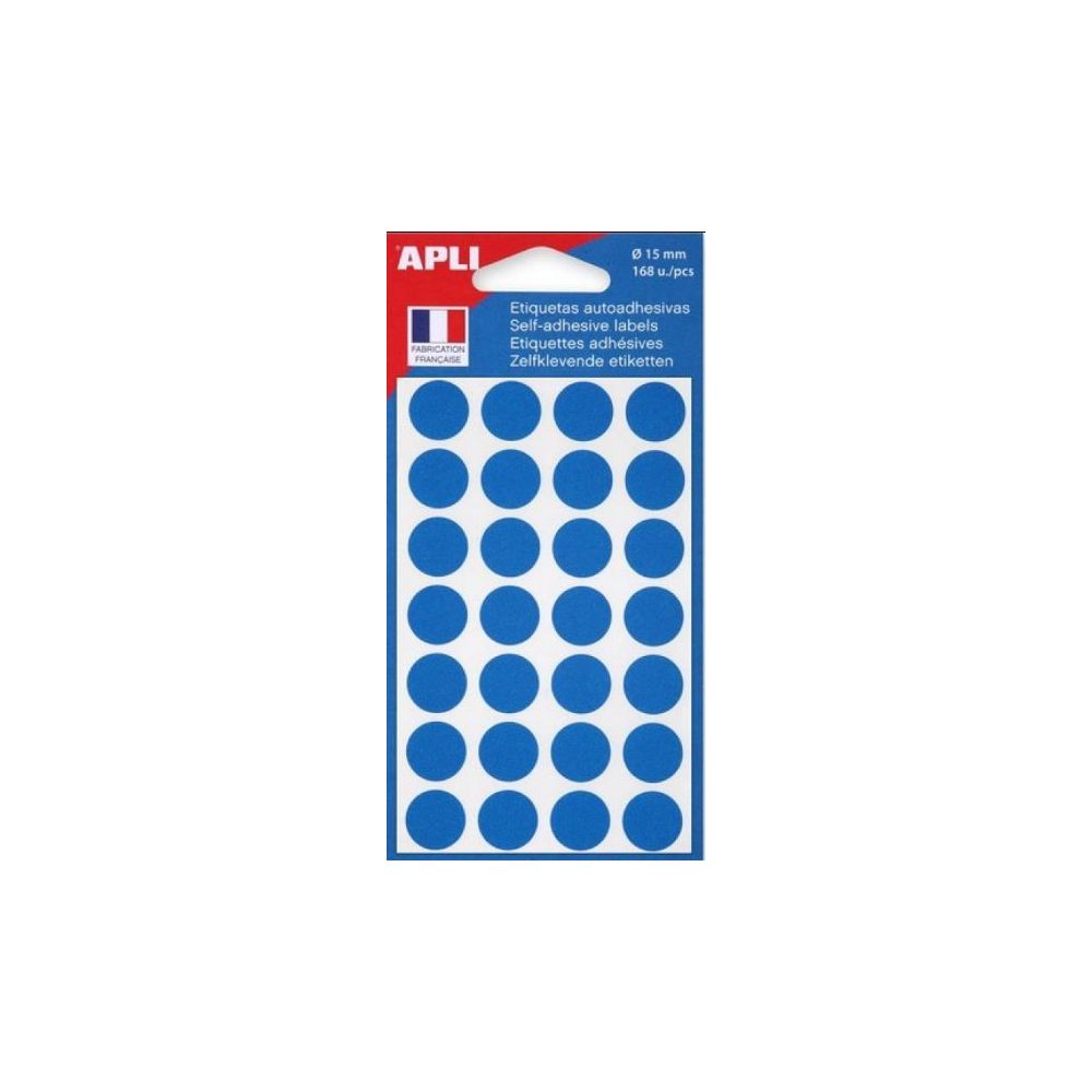 Pastilles signalisation - 15mm - Sachet de 168 - BLEU- Z