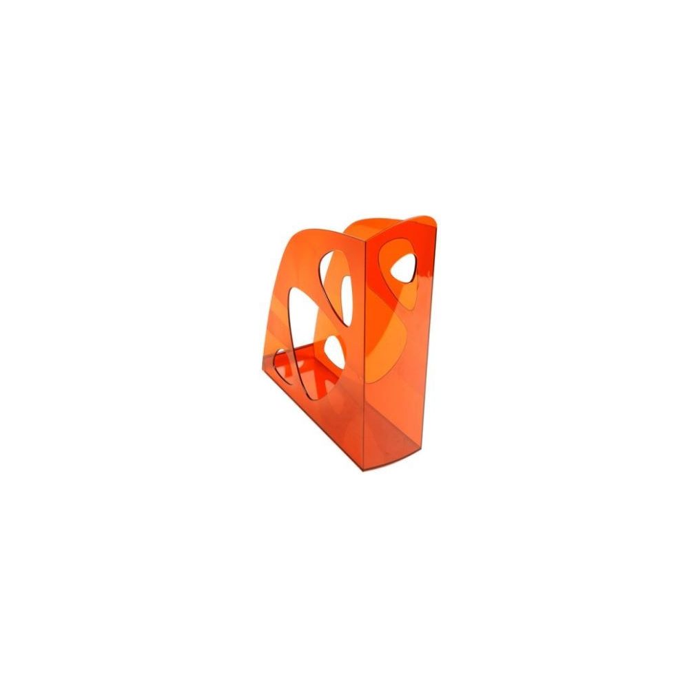 Porte revues PVC Rigide - MULTIFORM - Dos: 07cm - ORANGE T - NSFP