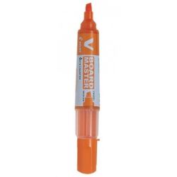 Marqueur effaç. PILOT V-BOARD Master - Rech. - Biseauté-ORANGE- Z