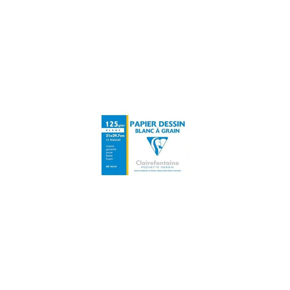 Papier dessin -  A4 - 125gr - 12 Feuilles -  - Z