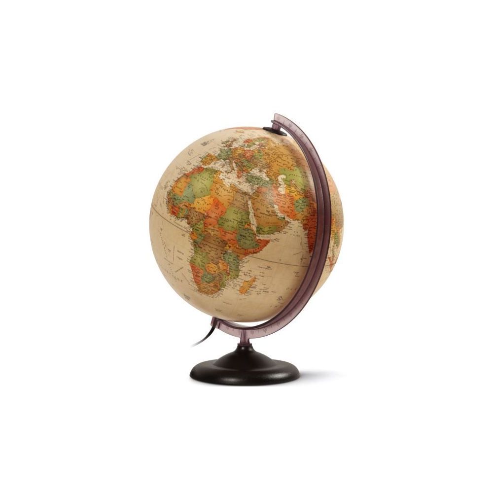 Globe terrestre lumineux SAFETOOL - ANTIQUE - D30 cm - Z