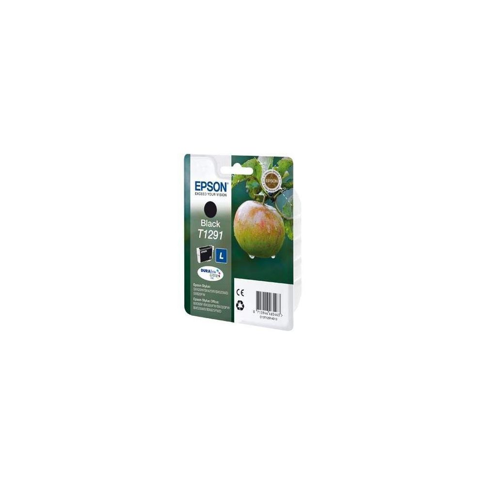 Cart EPSON - T1291 - Pomme - Noir SX425/525/620 - BX305/525/6 // Cart EPSON - T1291 - Pomme - Noir SX425/525/620 - BX305/525/6 //