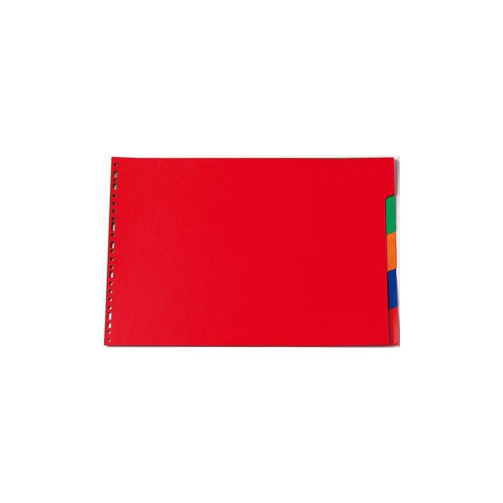 Intercalaires carte A3 Italienne 5 touches 225g Couleur- Z Intercalaires carte A3 Italienne 5 touches 225g Couleur- Z