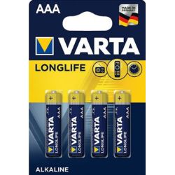 Pile LR03 VARTA Alcaline "Longlife" AAA (par 4) //