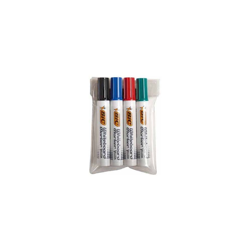 Marqueur effaç. BIC VELLEDA 1791 Biseau 3 à 5.9mm 4 COUL. - Z Marqueur effaç. BIC VELLEDA 1791 Biseau 3 à 5.9mm 4 COUL. - Z