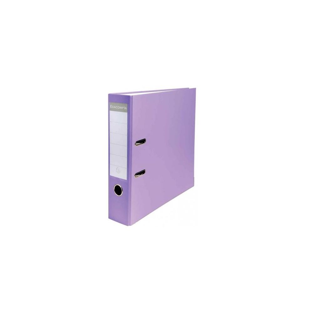 Classeur levier A4 PVC/Papier 80mm LILAS - EXACOMPTA // Classeur levier A4 PVC/Papier 80mm LILAS - EXACOMPTA //