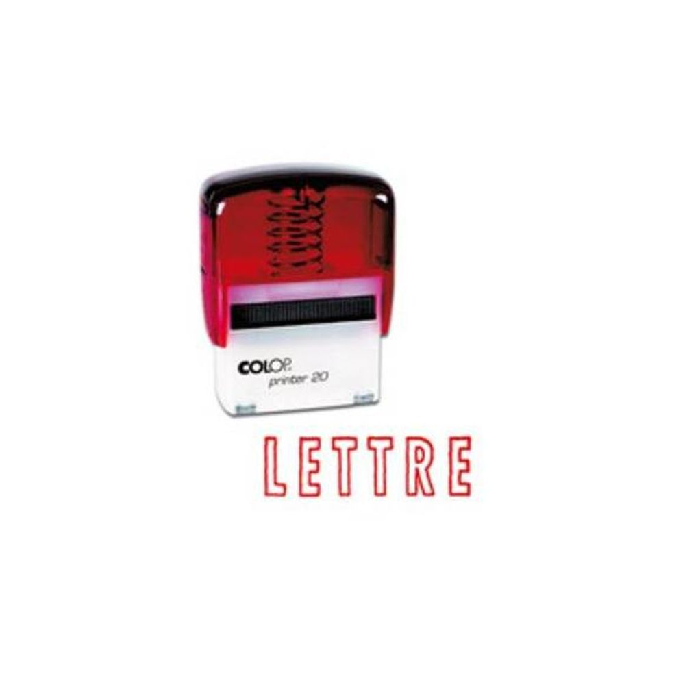 Timbre Formule LETTRE COLOP Printer 20 (14 x 38mm) - ROUGE** Timbre Formule LETTRE COLOP Printer 20 (14 x 38mm) - ROUGE**
