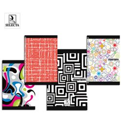 Carnet 11x17cm 5 x 5 96 p Spirale 60g //
