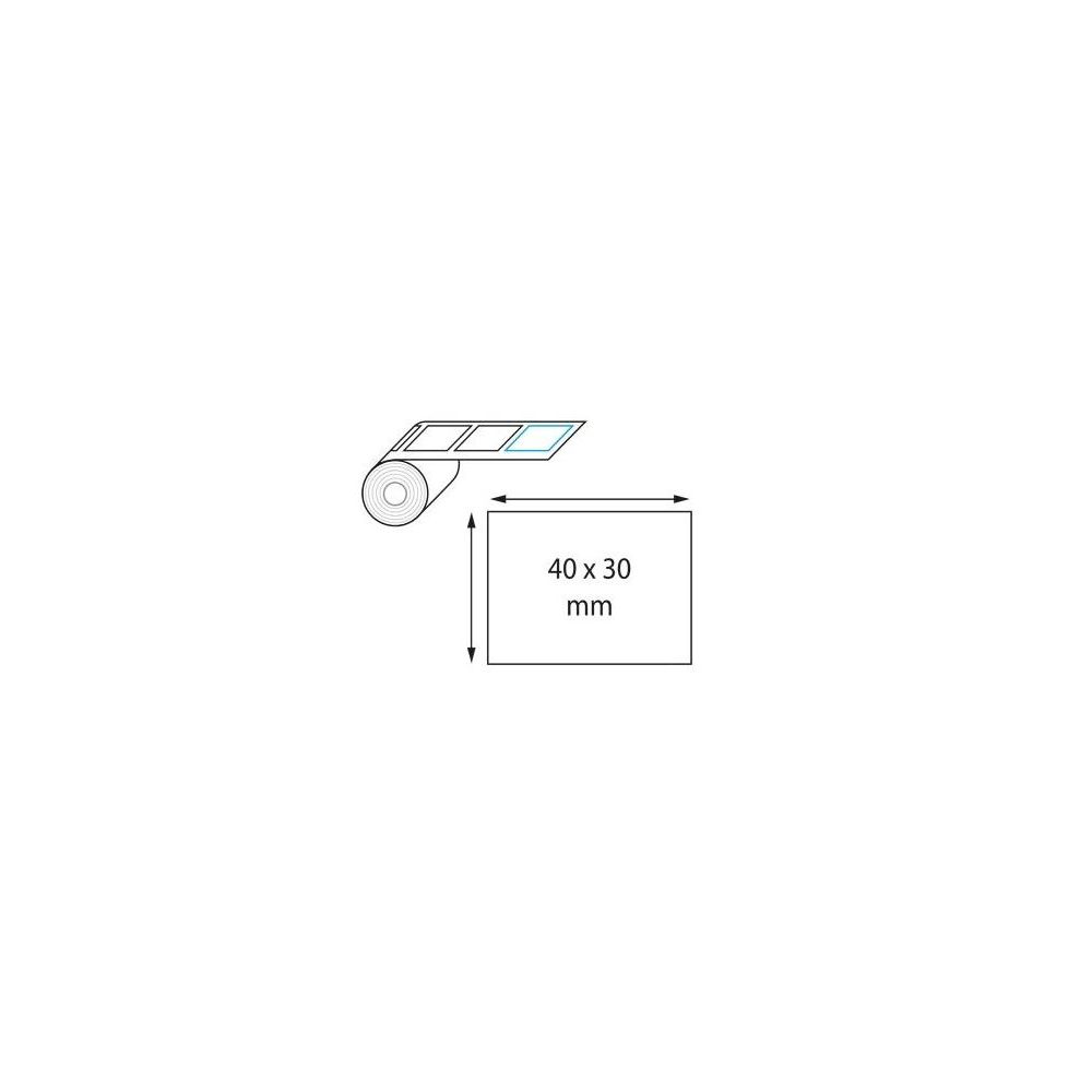 Rouleau etiq. therm Ext. (dim: 40 x 30mm) 1 000 etiq. Congél. // Rouleau etiq. therm Ext. (dim: 40 x 30mm) 1 000 etiq. Congél. //