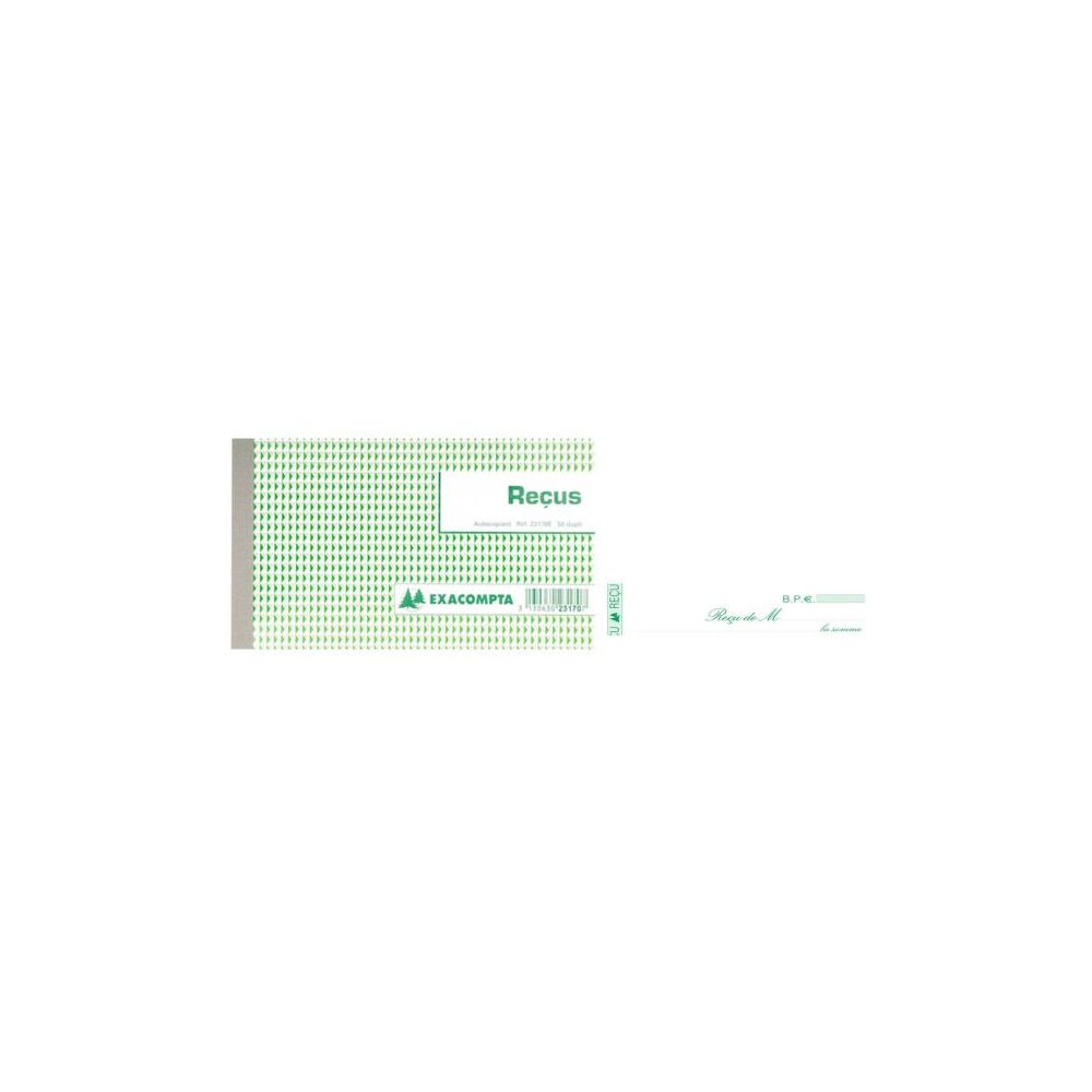 Manifold RECUS - 10.5 x 18cm - 50 Dupli - EXACOMPTA // Manifold RECUS - 10.5 x 18cm - 50 Dupli - EXACOMPTA //