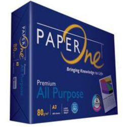 Rame A3 - 80g - Blanc PAPER ONE (500 feuilles Papier) //