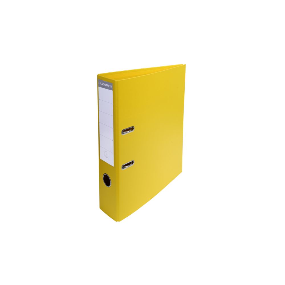 Classeur levier A4 PVC 70mm JAUNE - EXACOMPTA ** Classeur levier A4 PVC 70mm JAUNE - EXACOMPTA **