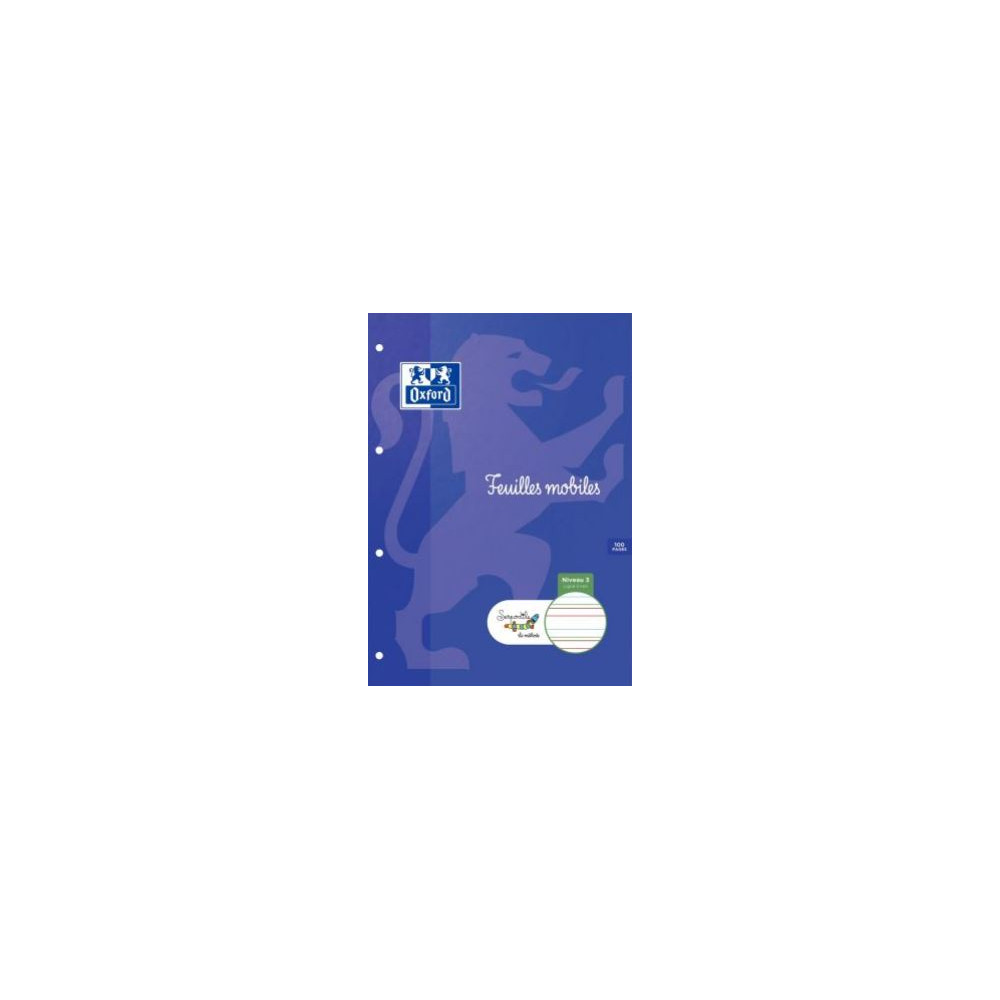 Feuillets mobiles DYS - 90gr - A4 Interligne 3mm - 100 pages BLANC