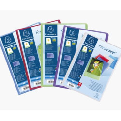 Protege Document PVC person. A4 - 040 vues - EXACOMPTA COUL. ASS 