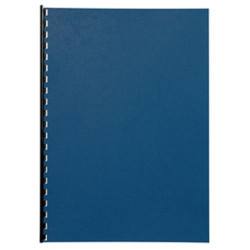 Couverture carton Grain Cuir - A4 - Paquet de 100 - BLEU