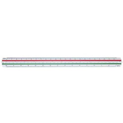 Kutchs triangulaire Plastique - 30cm - Echelle 1/500 a 1/2500ème - Z