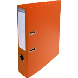 Classeur levier A4 PVC 70mm ORANGE - EXACOMPTA **