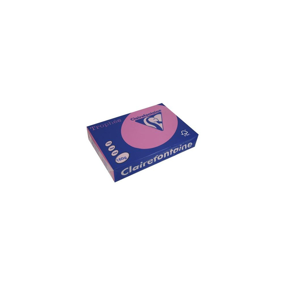 Rame A4 - 160g - Fushsia - CLAIREFONTAINE (250 f.) - Ref: 1017