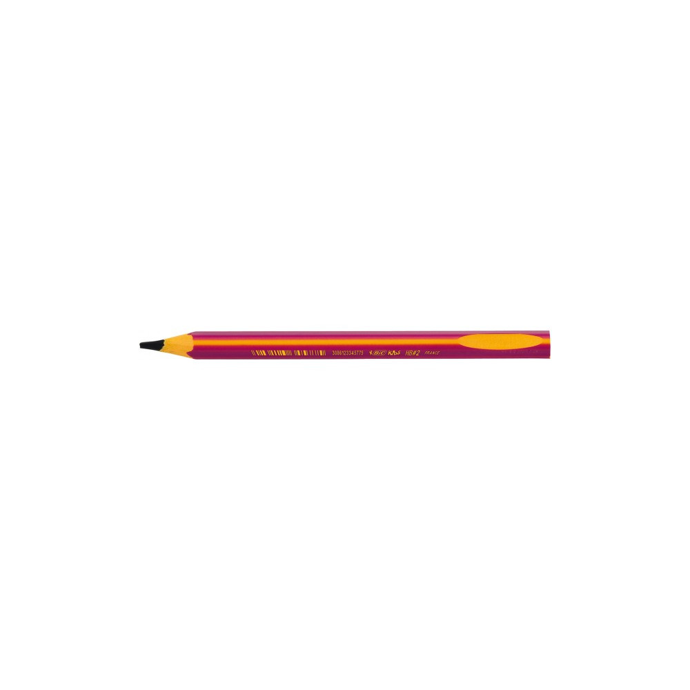 Crayon Papier HB BIC Apprentissage Kids - Corps ROSE **