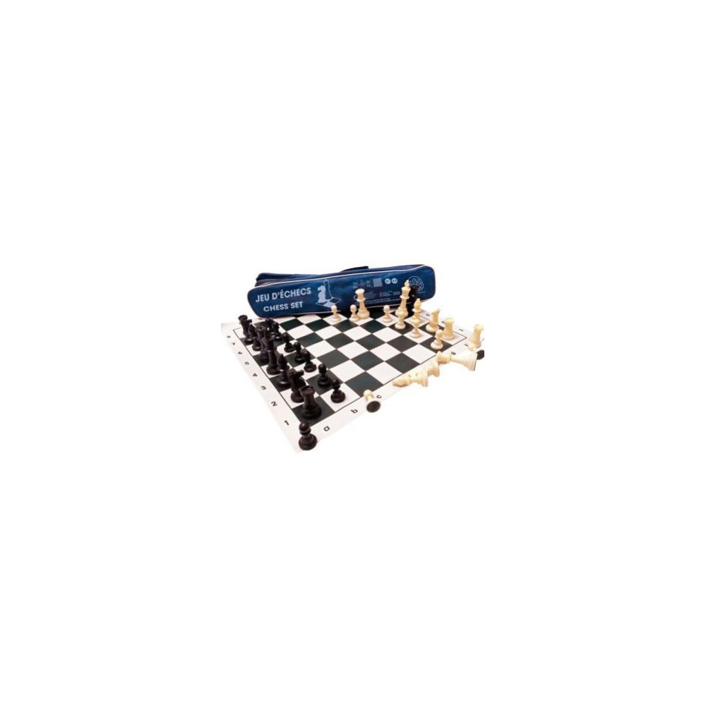 Jeu de Dames & Echecs Tapis 50 x 50 cm (Trousse de rangement) Jeu de Dames & Echecs Tapis 50 x 50 cm (Trousse de rangement)
