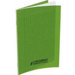 Cahier 17x22cm Séyès 32 p Piqûre 90g Polypro VERT CLAIREFONTAINE