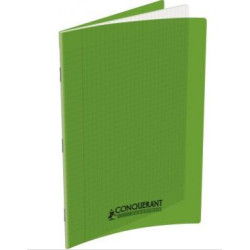 Cahier A4 Séyès 48 p Piqûre 90g Polypro VERT CLAIREFONTAINE