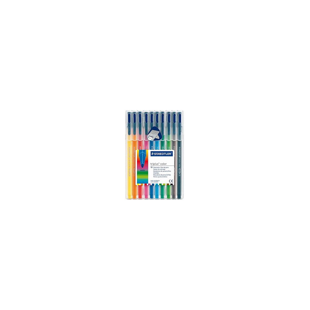 Feutre Couleur STAEDTLER Triplus - 1mm - Etui 10 COUL.- 323SB10