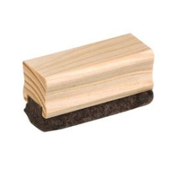 Brosse (Mini) pour ardoise ULMANN 6 x 3 x 2.5cm - Poignée bois **