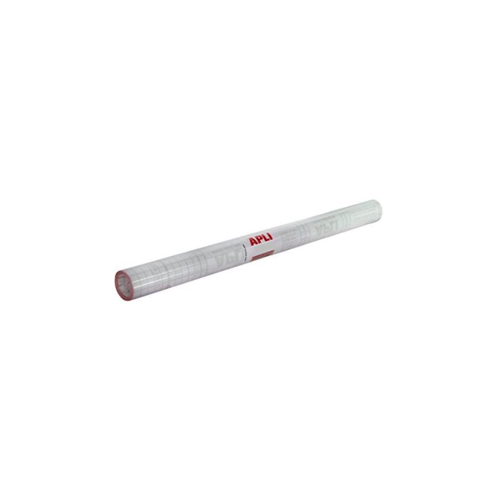 Rouleau couvre-livre - Adhésif reposit. 20m x 0.5m - 80µ AGIPA **