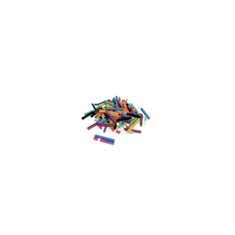 Réglettes mathématiques - 10 couleurs / 10 tailles (241pièces) Réglettes mathématiques - 10 couleurs / 10 tailles (241pièces)