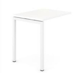 Retour Bureau EASY - 90x50xH75cm - BLANC