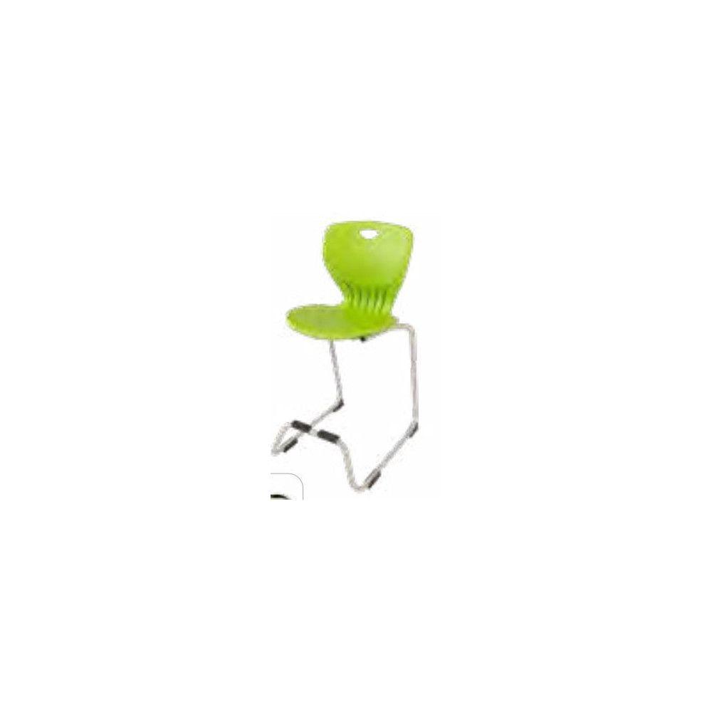 Chaise Maxima-HI - Shell colours VERT 36 / Metal Grey 43 - T7 H56cm