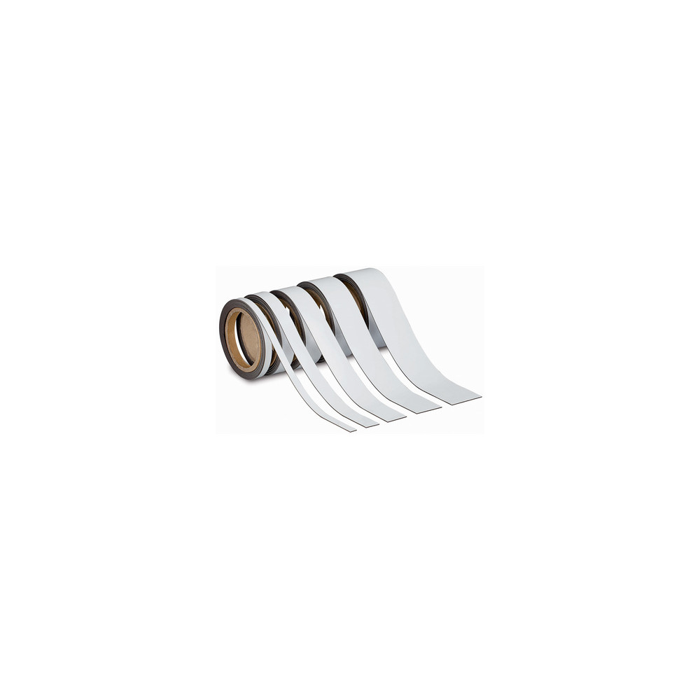 Bande magnétique découp, inscriptible - 20 mm x 10 m - BLANC - Z Bande magnétique découp, inscriptible - 20 mm x 10 m - BLANC - Z