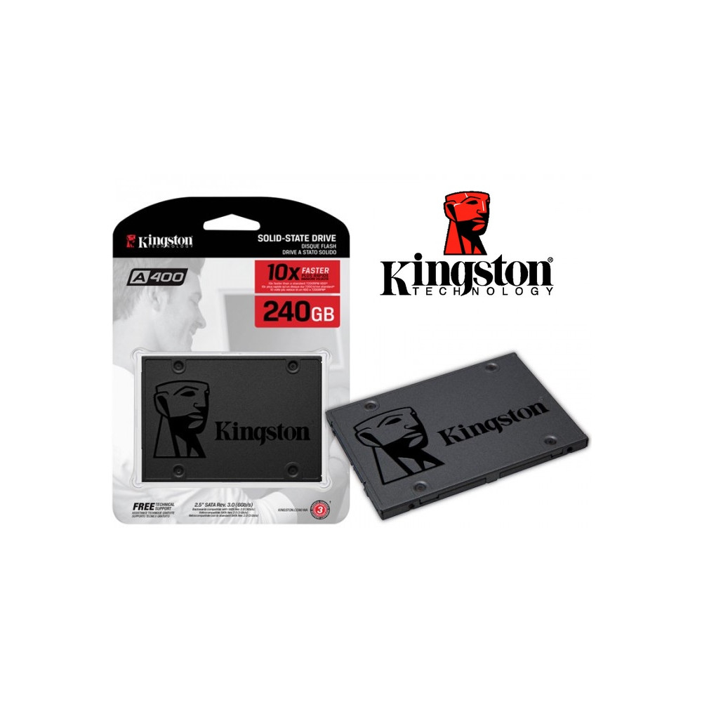 Disque dur SSD 2.5" SATA 240Go KINGSTON A400 //