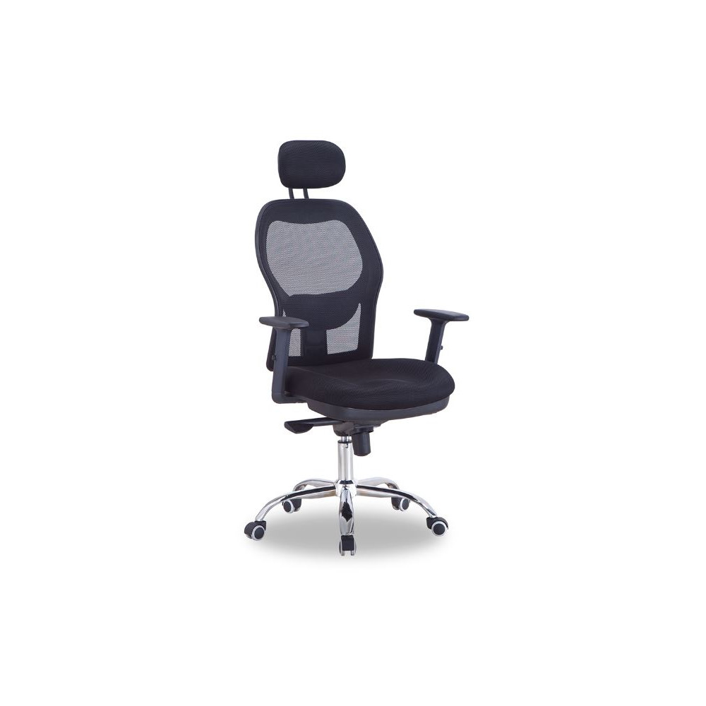 Fauteuil JIMMY - Tétiêre + Accoudoirs - Coloris Noir- Z