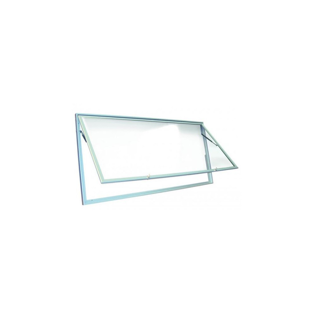 Vitrine intér. fond Magnét -L150xH103cm(21 A4)Porte Abatt, Serr, - Z
