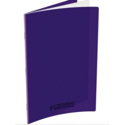 Cahier 24x32cm Séyès 96 p Piqûre 90g Polypro VIOLET