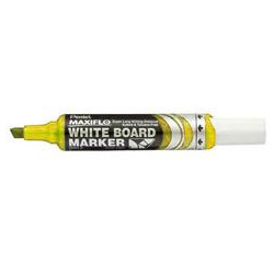 Marqueur effaç. PENTEL MAXIFLO MWL6M-G - biseauté  - JAUNE XL 