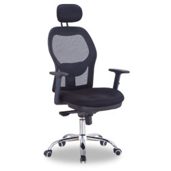 Fauteuil JIMMY - Tétiêre + Accoudoirs - Coloris Noir- Z