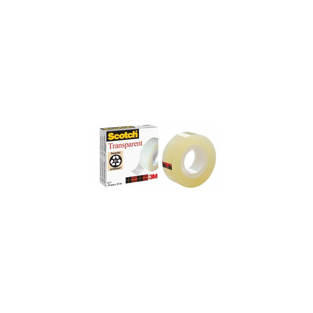 Adhesif Transp. & Perman. 19mm x 33m SCOTCH 550 //
