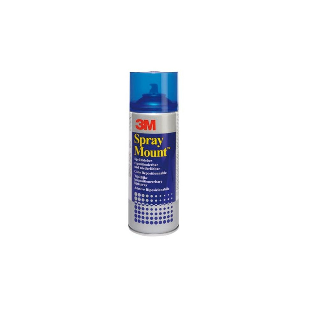 Colle en aerosol reposition. 3M Spray Mount -10m2  400 ml-ref:7043 **