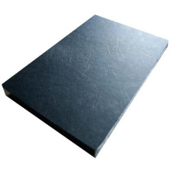 Couverture carton Grain Cuir - A4 - Paquet de 100 - NOIR //