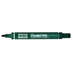 Marqueur perm. PENTEL N50 - Ogive  4.3mm - VERT - Z