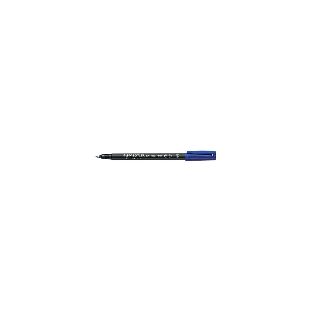 Marqueur perm. STAEDTLER OHP Lumocolor- 0.6mm - BLEU - 318-3 //