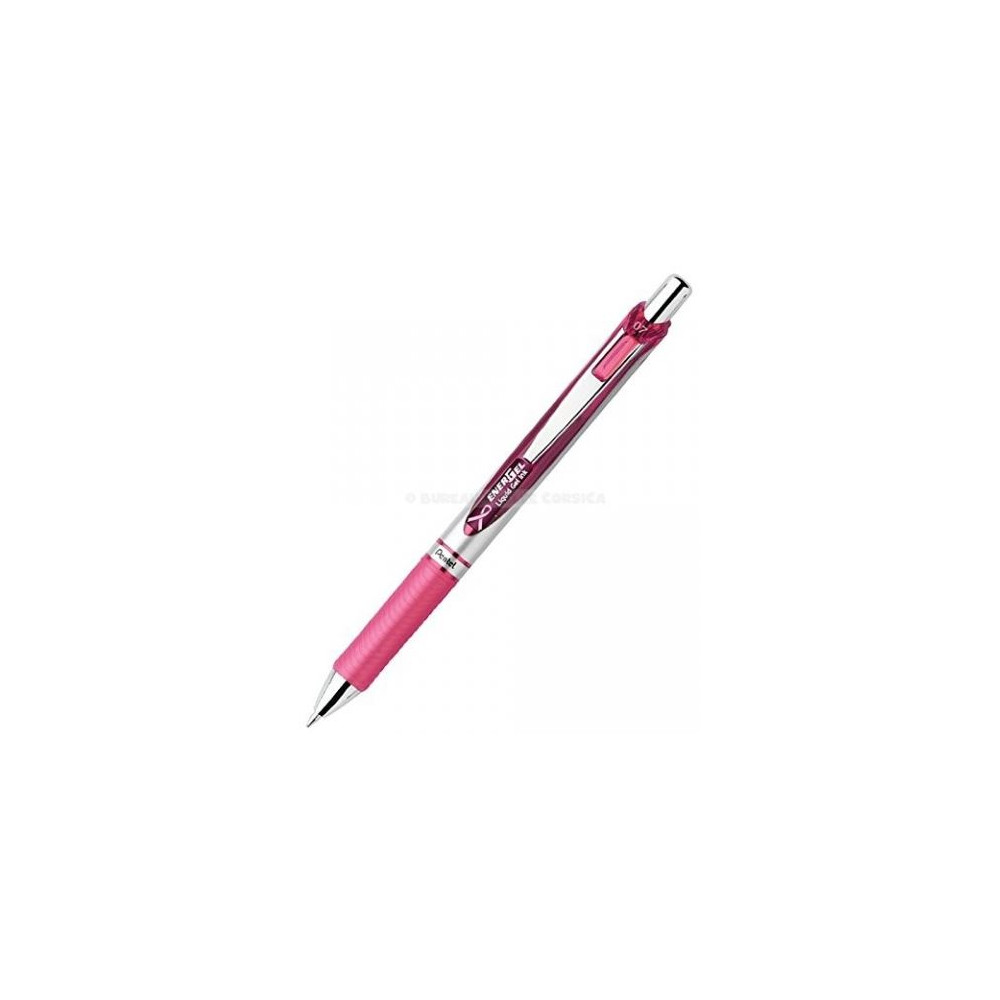 Roller Gel PENTEL Energel BL77 - Rétractable - 0.7mm - ROSE - Z