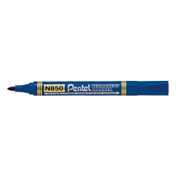 Marqueur perm. PENTEL N850 - Biseau. 1 à 4mm - BLEU //