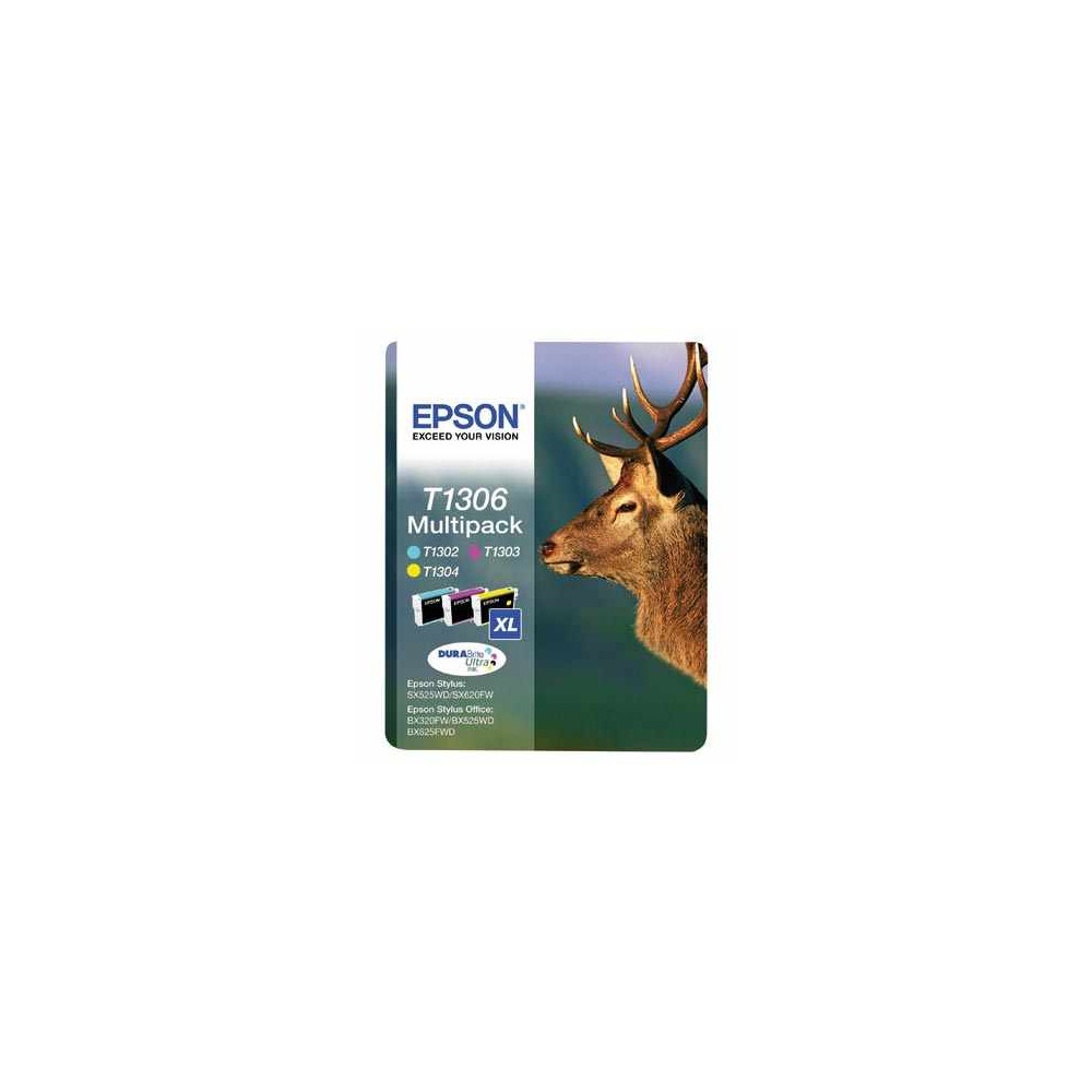 Cart EPSON - T1306 - Cerf - 3 couleurs XL - Z