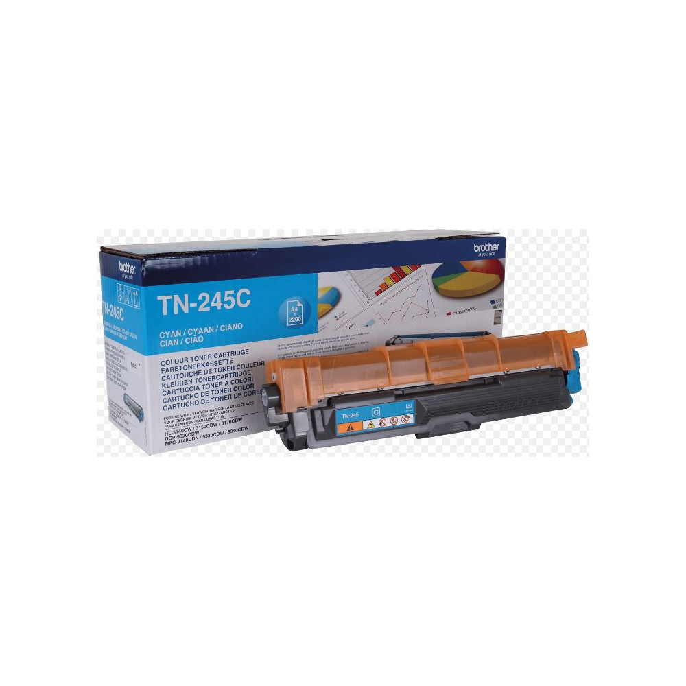 Toner BROTHER - TN-245C - Cyan - MFC-9140 (2200 pages) EUROPE