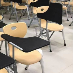 Chaise scolaire avec tablette rabattable + Bac fil latéral - Taille 6